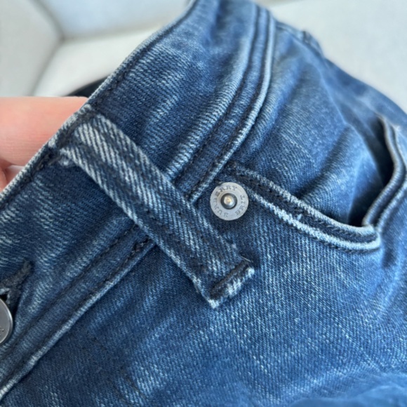 Burberry Brit Dark Wash Low Rise Skinny Jeans - Picture 4 of 12